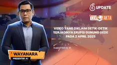 Gunung Gede, Cianjur, Jawa Barat dikabarkan mengalami erupsi pada awal April 2025. Kabar tersebut beredar lewat sebuah video di beberapa platform media sosial. Bagaimana faktanya?