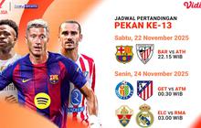 Catat! Jadwal LaLiga 2025/26 Pekan ke-13, Tayang Eksklusif di Vidio