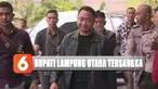 Untuk kasus yang menjerat Bupati Lampung Utara, KPK membeberkan barang bukti uang tunai yang disita sebesar Rp 728 juta.