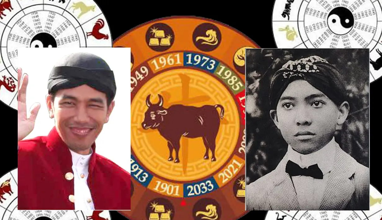 Kelahiran Soekarno Juni 1901 dan Jokowi Juni 1961 dalam penanggalan Tiongkok keduanya bershio Kerbau. Kerbau melambangkan kemakmuran lewat keuletan dan kerja keras (Istimewa)
