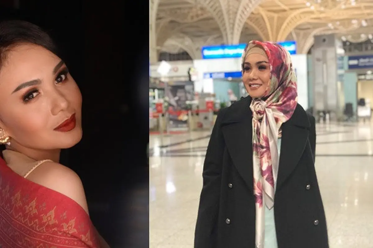 6 Pesona Yuni Shara saat Memakai Hijab, Cantik Maksimal