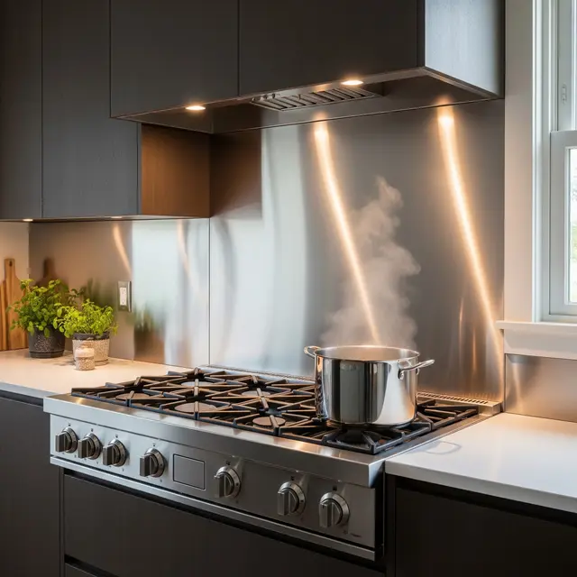 Material Dinding Dapur yang Mudah Dibersihkan dari Minyak