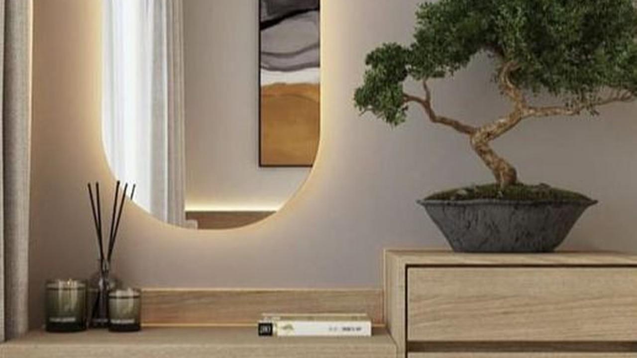 7.&nbsp;Model Meja Rias Modern Simple Hidden