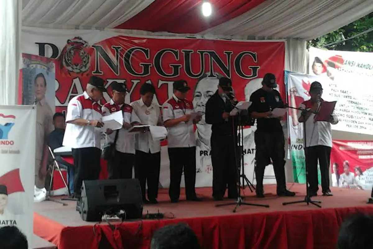 Djoko Santoso Center Tutup Deklarasi Dukungan Prabowo-Hatta