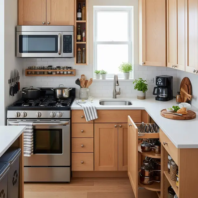 Dapur Kecil Sederhana Tapi Fotogenik untuk Konten Masak