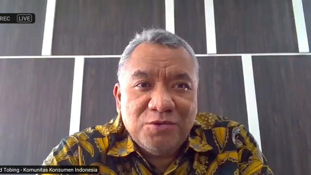Ketua Komunitas Konsumen Indonesia, David Tobing dalam diskusi publik MTI: Evaluasi Efektivitas Ganjil Genap di Masa PPKM, Kamis (4/11/2021).