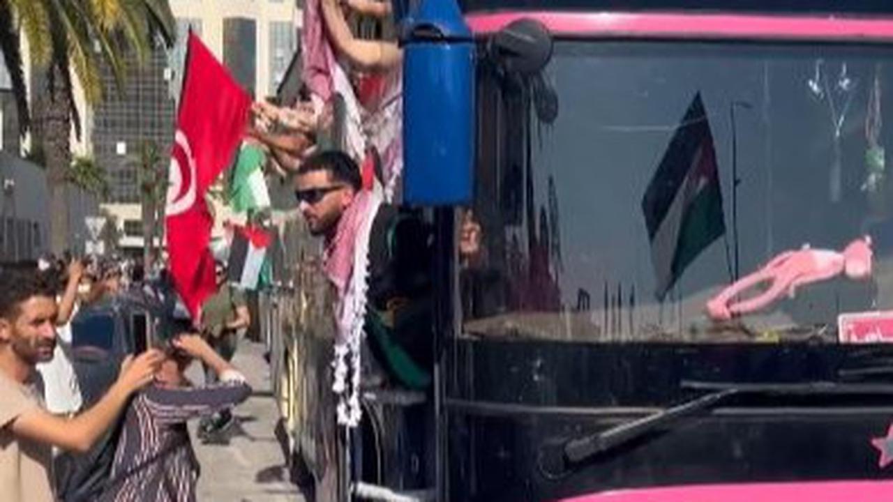 Ribuan Orang dari Negara-Negara Afrika Ini Konvoi ke Gaza dengan Bus, Berusaha Tembus Blokade Israel