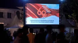 Penayangan perdana film dokumenter karya anak bangsa itu untuk menyambut Hari Kemerdekaan Republik Indonesia, Jakarta, Sabtu (16/8/14). (Liputan6.com/Miftahul Hayat)