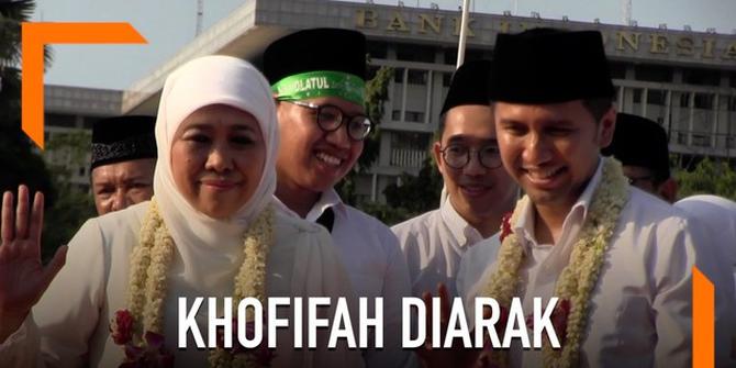 VIDEO: Meriah, Surabaya Sambut Khofifah-Emil