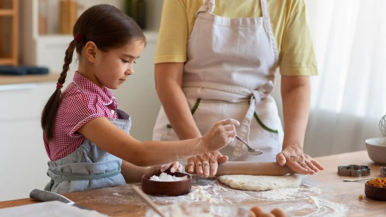 Memasak bersama anak