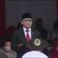 Menteri Pendayagunaan Aparatur Negara dan Reformasi Birokrasi (PAN-RB) Abdullah Azwar Anas dalam Upacara Pelantikan Terpadu Perwira Transportasi Kementerian Perhubungan, di Kawasan Monas, Selasa (25/19/2022).