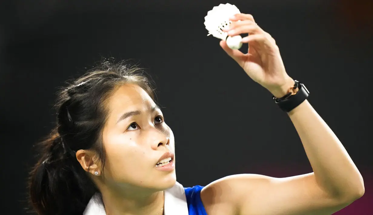 Hasil ini membuat Ratcahnok Intanon melaju ke perempat final Olimpiade Tokyo 2020. Selanjutnya, dia akan melawan tunggal putri nomor 1 dunia, Tai Tzu Ying di perempat final. (Foto: AP/Markus Schreiber)