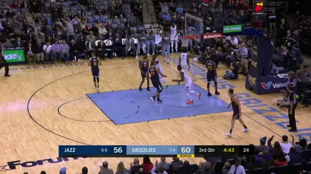 Cuplikan Pertandingan NBA : Jazz 96 vs Grizzlies 88