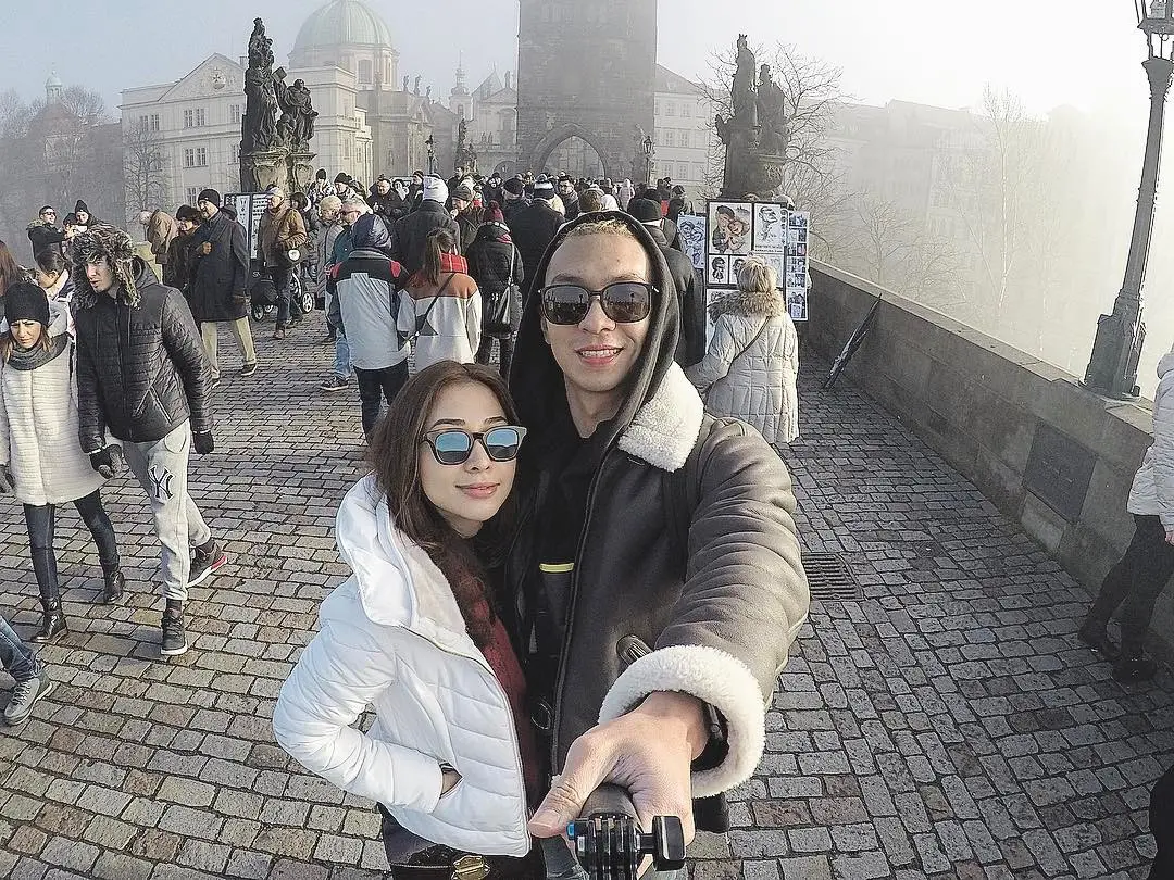 Nikita Willy dan sang kekasih, Indra Priawan Djokosoetono. (Instagram/indpriw)
