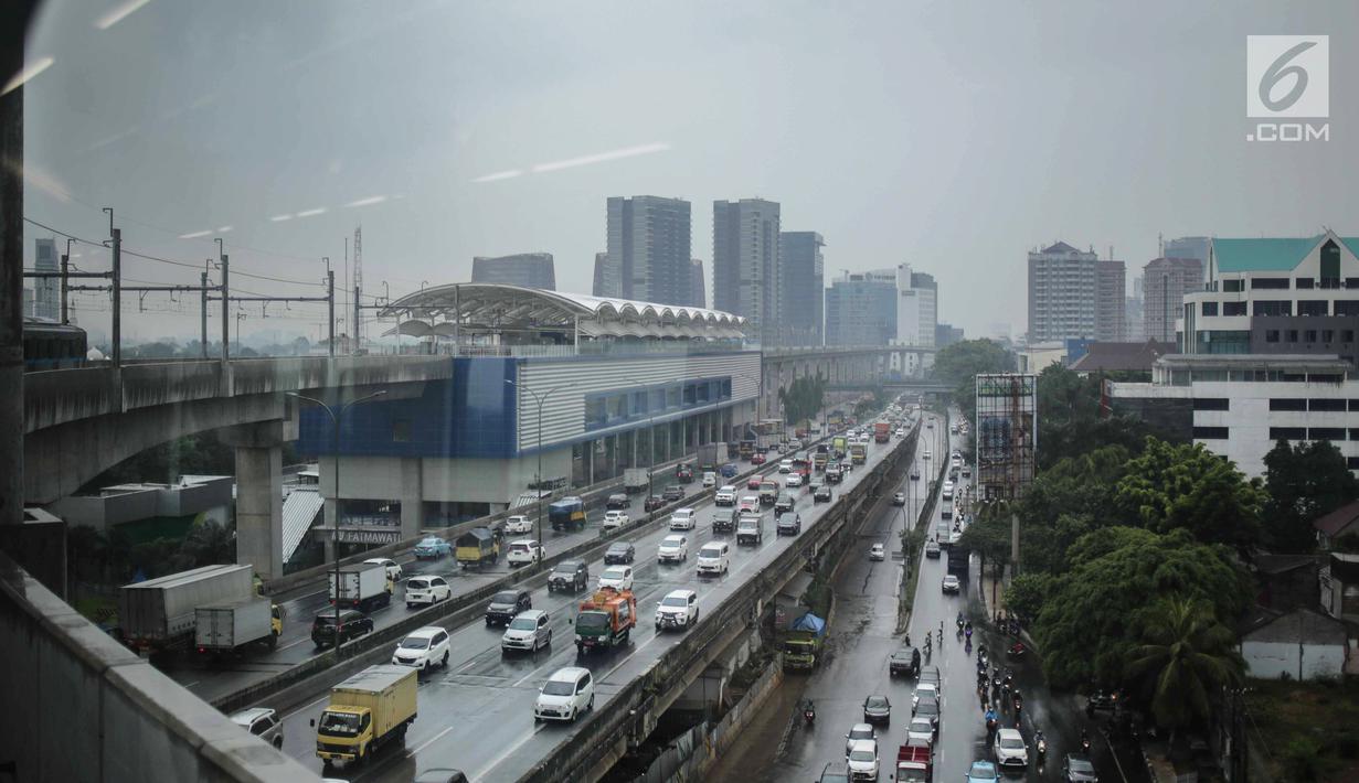Penampakan Stasiun Mass Rapid Transit (MRT) Fatmawati, Jakarta, Rabu (20/2). Kereta MRT akan mulai proses uji coba operasi secara penuh mulai 26 Februari 2019. (Liputan6.com/Faizal Fanani)