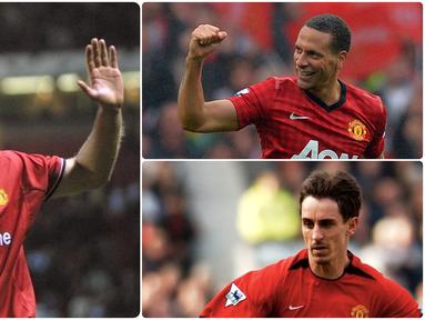 Kedatangan Harry Maguire diharapkan bisa menjadi tembok kokoh untuk lini belakang Manchester United. Sebelumnya, skuat Setan Merah sendiri tercatat pernah memiliki bek hebat dan tangguh. Berikut 6 bek hebat yang pernah dimiliki Manchester United. (Kolase foto AFP)