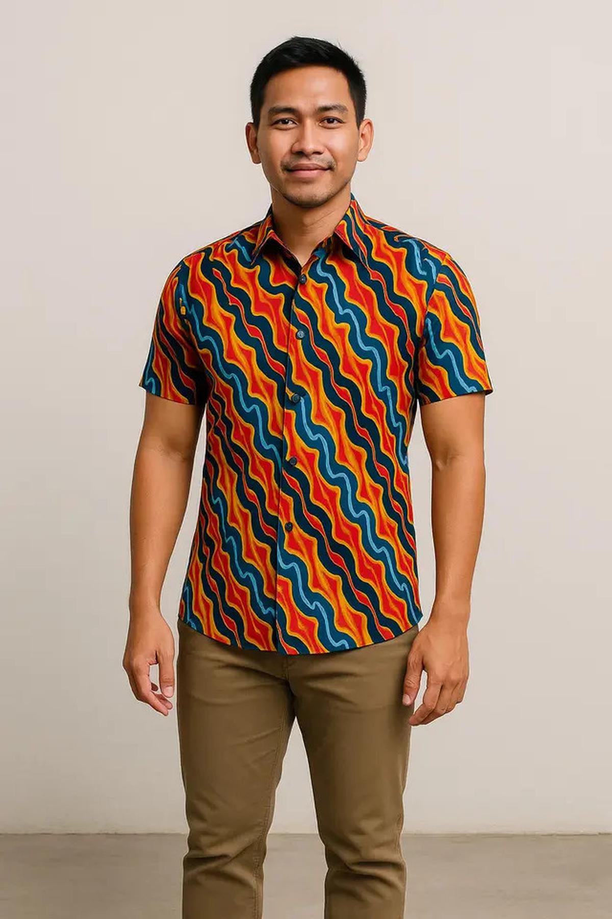 7 Model Batik Slimfit Pria Lengan Pendek Terbaru 2025, Cocok untuk ke Kantor hingga Acara Resmi