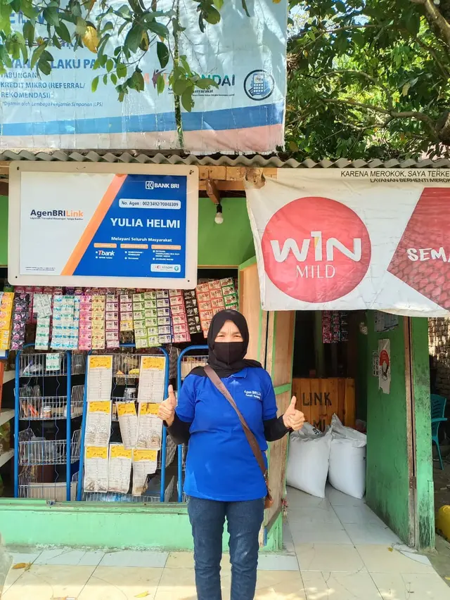 Agen BRILink Yulia Helmi dari Padang, Sumatera Barat. Istimewa