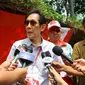 Ketua Umum Modern Pentatlon Indonesia Anthony Charles Sunarjo pada Test Event Modern Pentatlon Road To Asia Games 2018 di Kolam Renang Bumi Wiyata Depok, Jawa Barat. (Istimewa)