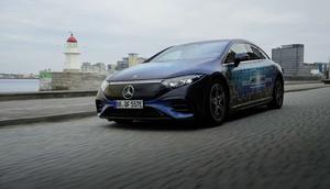 Mercedes-Benz EQS prototipe solid-state sukses catat rekor 1.205 km hanya dengan sekali pengisian daya (Mercedes-Benz)
