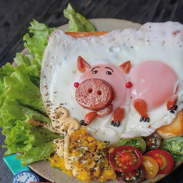 6 Kreasi Makanan Mirip Tokoh Kartun Ini Unik Banget, Menambah Selera Makan