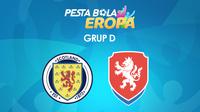 Pertandingan Grup D Euro 2020 (Euro 2021): Skotlandia Vs Republik Ceska. (Bola.com/Dody Iryawan)
