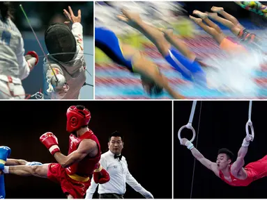 Berikut ini kumpulan momen menarik perhelatan akbar Asian Games sepanjang hari Kamis 23 Agustus 2018. (Kolase Foto-foto Bola.com)