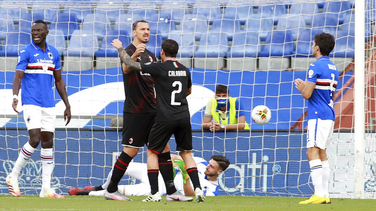 Zlatan Ibrahimovic, AC Milan, Sampdoria