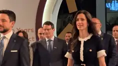 Gaya Putri Rajwa Al Hussein Pakai Gaun Desainer Favorit Kate Middleton, Tampil Elegan nan Feminin