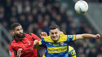 AC Milan harus menelan pil pahit saat menjamu Parma dalam laga lanjutan Liga Italia 2025/2026 pada Minggu (22/02/2026). (AP Photo/LaPresse/Spada)