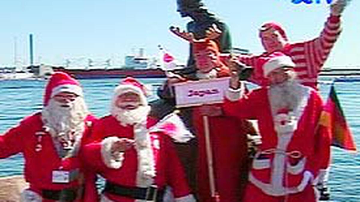 Pemeran Santa Klaus Sedunia Berkumpul di Kopenhagen
