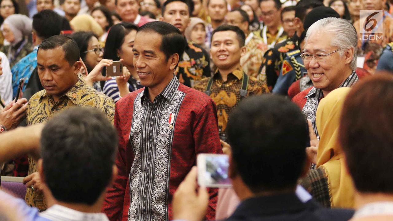 Pukul Bedug, Jokowi Buka Pameran Dagang Terbesar di Indonesia