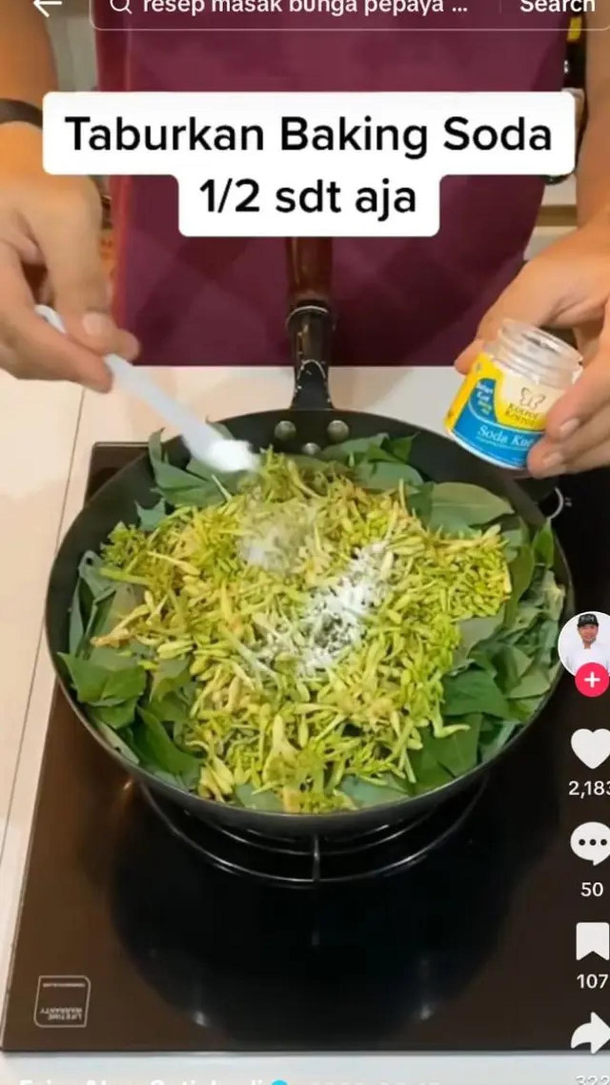 Cara Mengolah Bunga Pepaya Agar Tak Pahit, Pakai Baking Soda