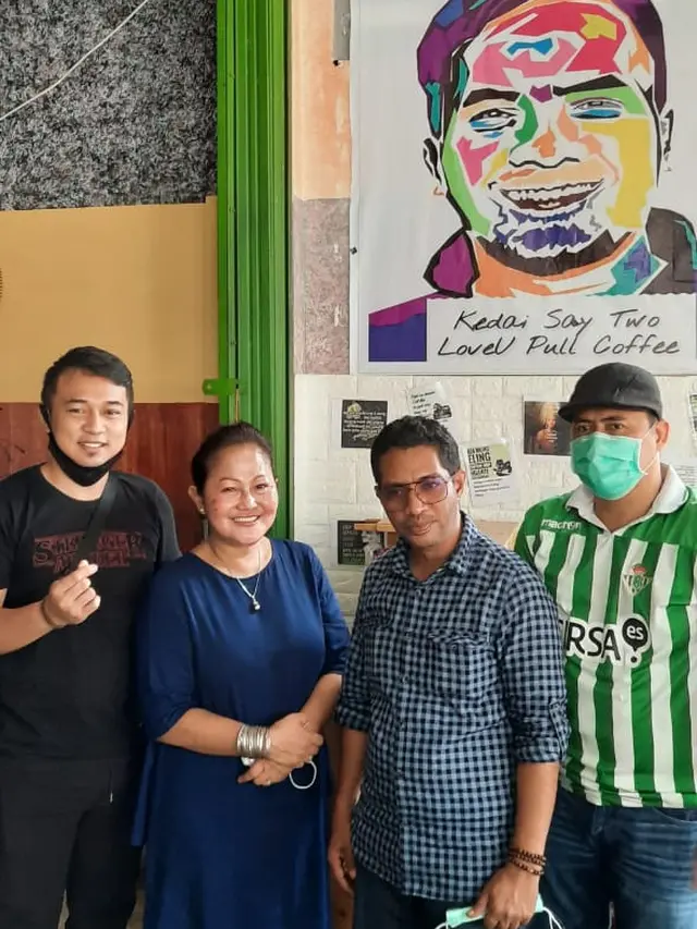Kedai kopi Say Two Loveupull Coffee milik Saipul Jamil (Liputan6.com/ Hernowo Anggie)