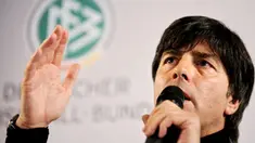 Joachim Loew, head coach of the German national football team, gives a press conference on October 8, 2008 in Duesseldorf, western Germany. AFP PHOTO DDP/VOLKER HARTMANN
