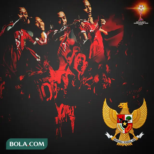 Piala AFF - Ilustrasi Ekspresi Bahagia Timnas Indonesia U-16