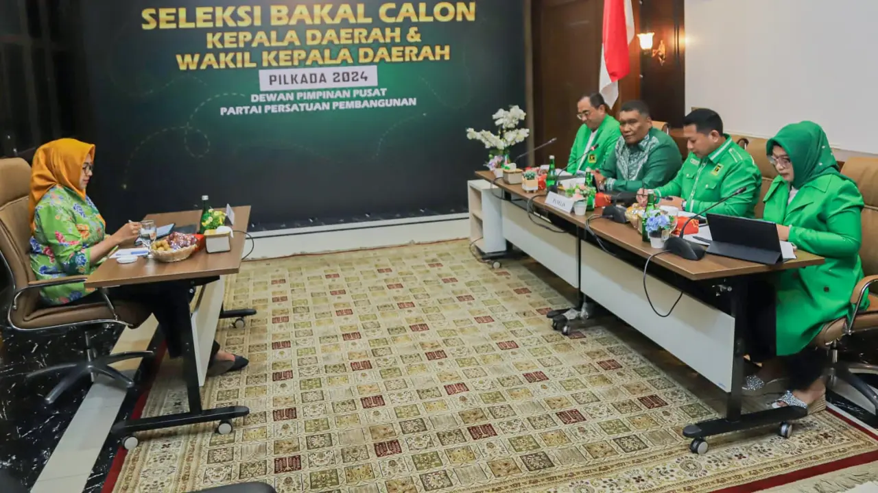 Dewan Pimpinan Pusat (DPP) Partai Persatuan Pembangunan (PPP) menggelar seleksi bakal calon Gubernur Banten untuk Pemilihan Kepala Daerah (Pilkada) 2024, di Kantor DPP PPP, Menteng, Jakarta Pusat (Istimewa)