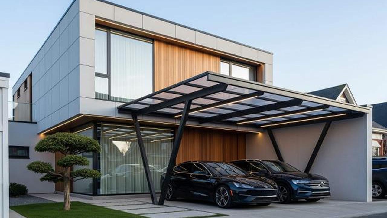 10 Inspirasi Desain Rumah Minimalis Carport 2 Mobil, Solusi Cerdas Lahan Terbatas