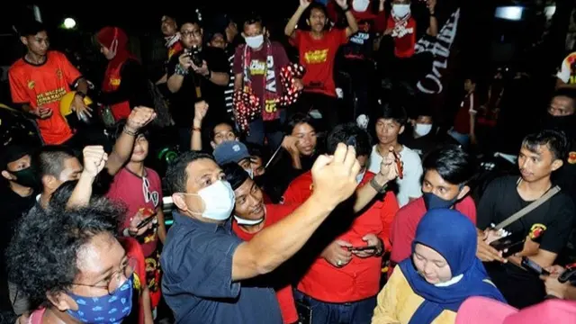 Munafri Arifuddin bersama The Macz Man