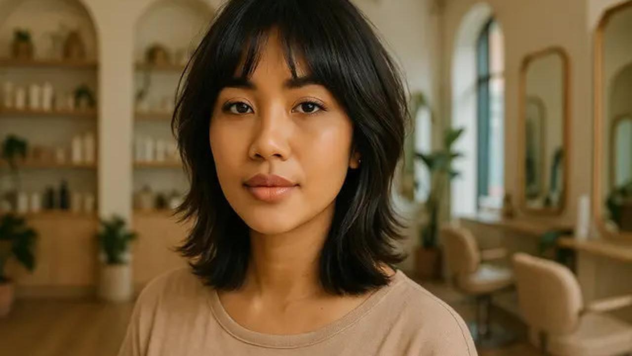 9 Model Rambut Shag Modern dengan Curtain Bangs, Potongan Awet Muda Anti Ribet
