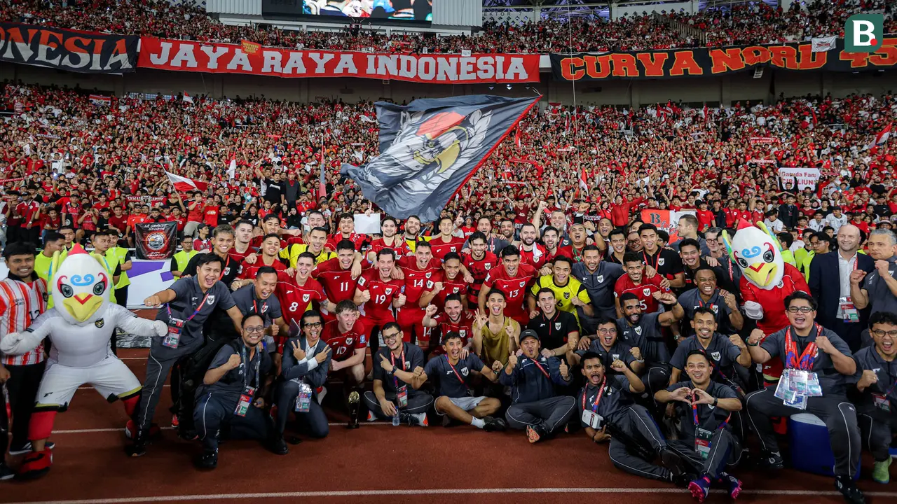 Foto: Ragam Ekspresi Pemain Timnas Indonesia Rayakan Kemenangan Atas Bahrain, Skuad Garuda Jaga Asa Lolos ke Piala Dunia