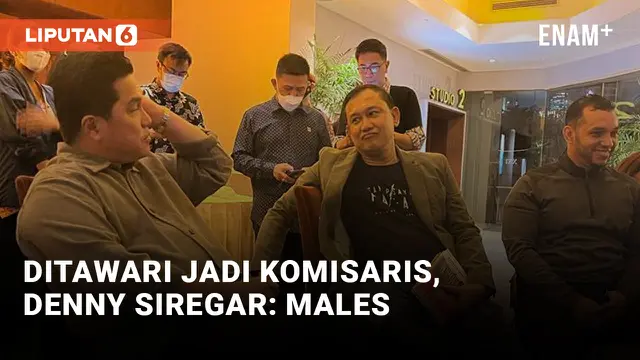 VIDEO: Denny Siregar Tolak Jadi Komisaris BUMN, Lah?