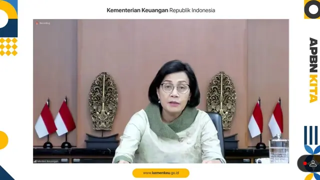 Menteri Keuangan (Menkeu) Sri Mulyani Indrawati dalam konferensi pers APBN KITA Oktober 2022, Jumat (21/10/2022).