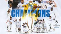 Liga Champions - Ilustrasi Real Madrid Juara Liga Champions Musim 2021-22 (Bola.com/Adreanus Titus)