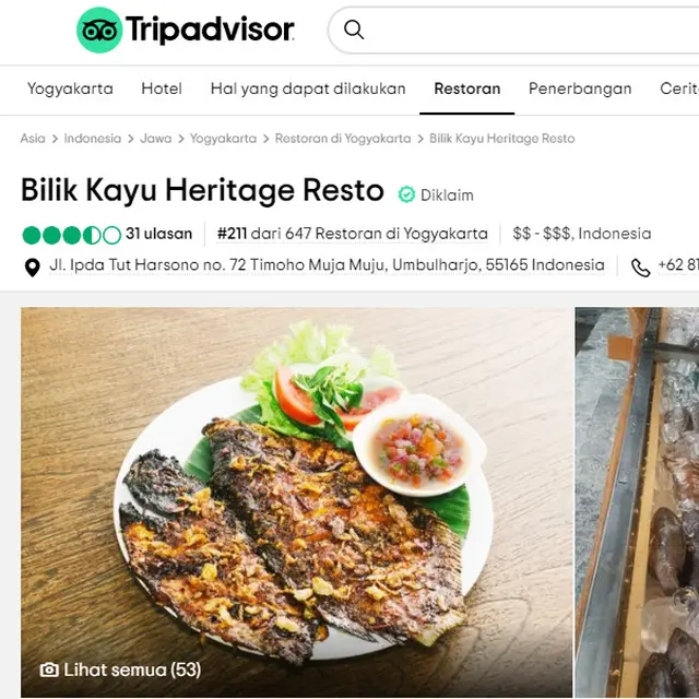 Bilik Kayu Heritage Resto