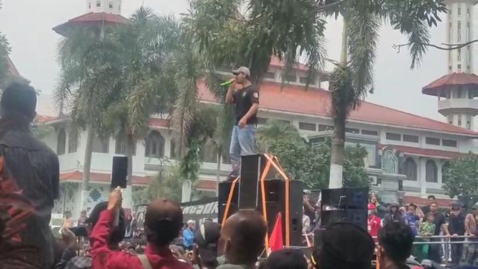 Demo Tolak Proyek PLTP, Warga di Kaki Gunung Gede Pangrango Gagal Bertemu Bupati Cianjur