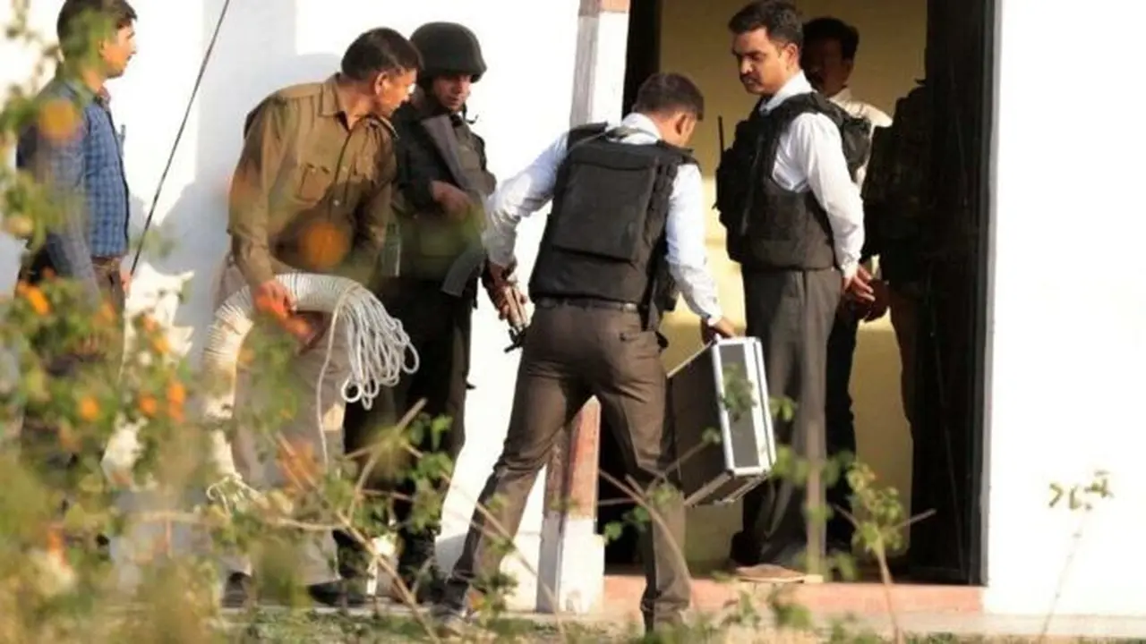 Lokasi rumah antek terkait ISIS yang digerebek polisi India. (Ashutosh Tripathy)