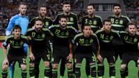 Timnas Spanyol (AFP/Nikolay Doychinov)
