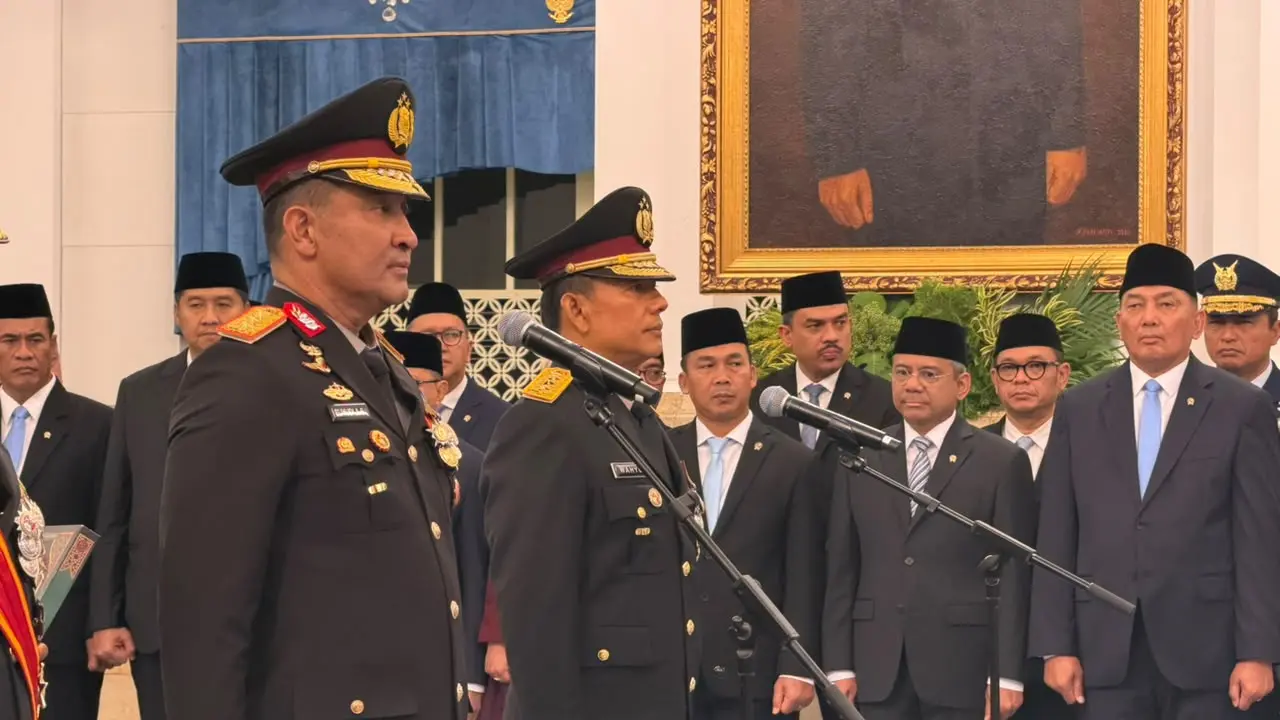 Prabowo Lantik Komjen Suyudi Ario Seto Jadi Kapolri Gantikan Listyo Sigit