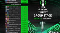 Jadwal dan Live Streaming UEFA Conference League 2022/2023 Matchday 6 di Vidio, 3&4 November 2022. (Sumber : dok. vidio.com)
